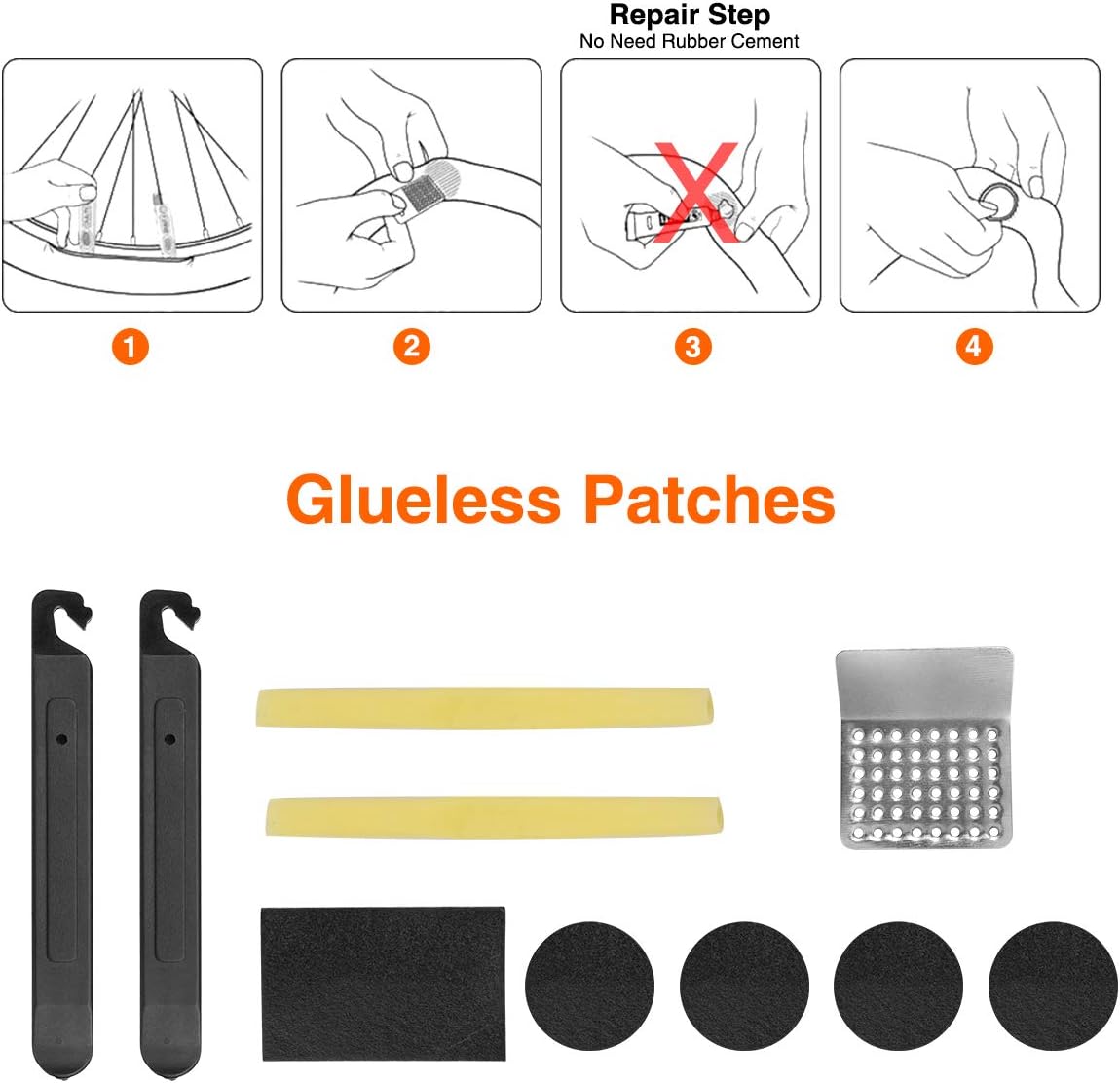 Bicycle Repair Bag With Tire Pump - Image 4