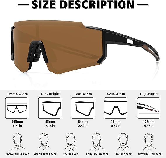 STORYCOAST Polarized Sports Sunglasses for Men Women - Image 6