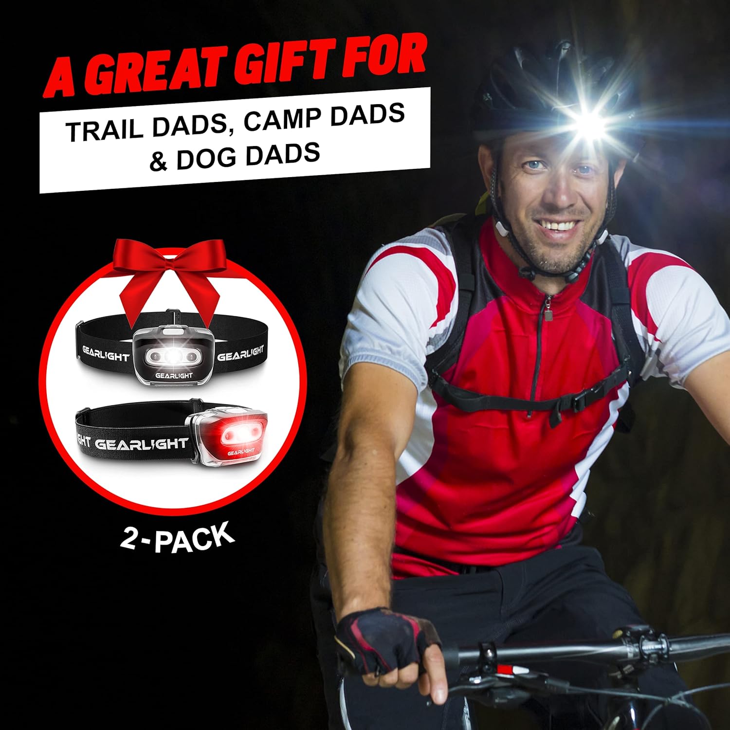 GearLight 2Pack LED Headlamp - Outdoor Camping Head Lamps - Image 7